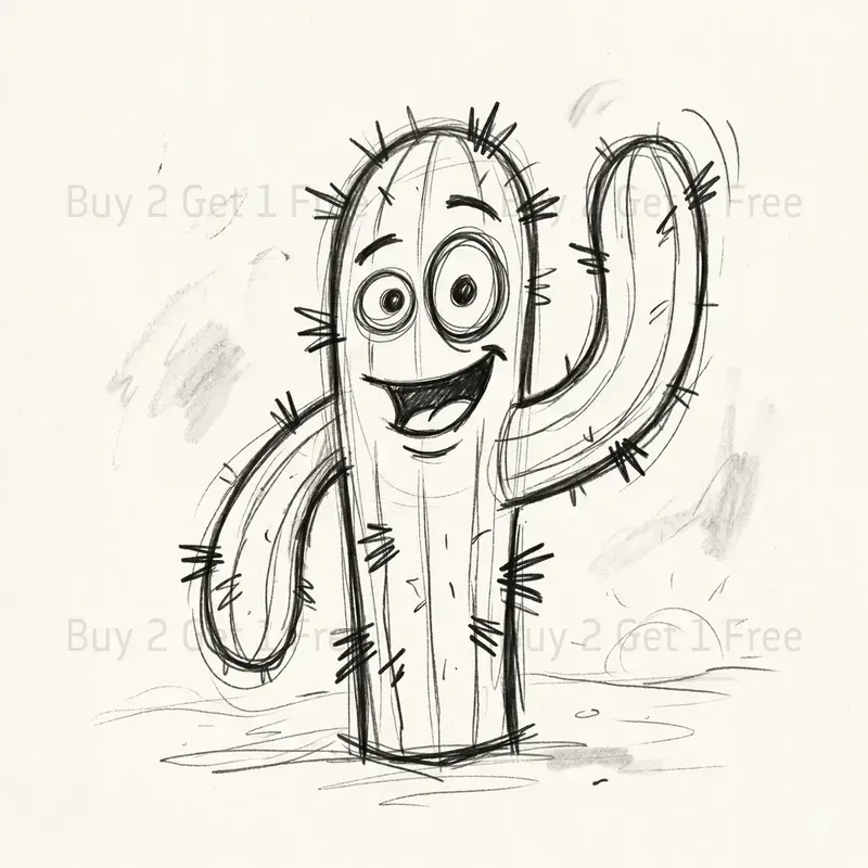 Raw Pencil Character Sketches