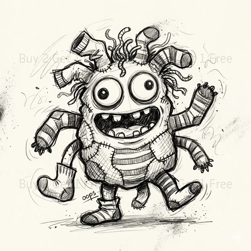 Raw Pencil Character Sketches