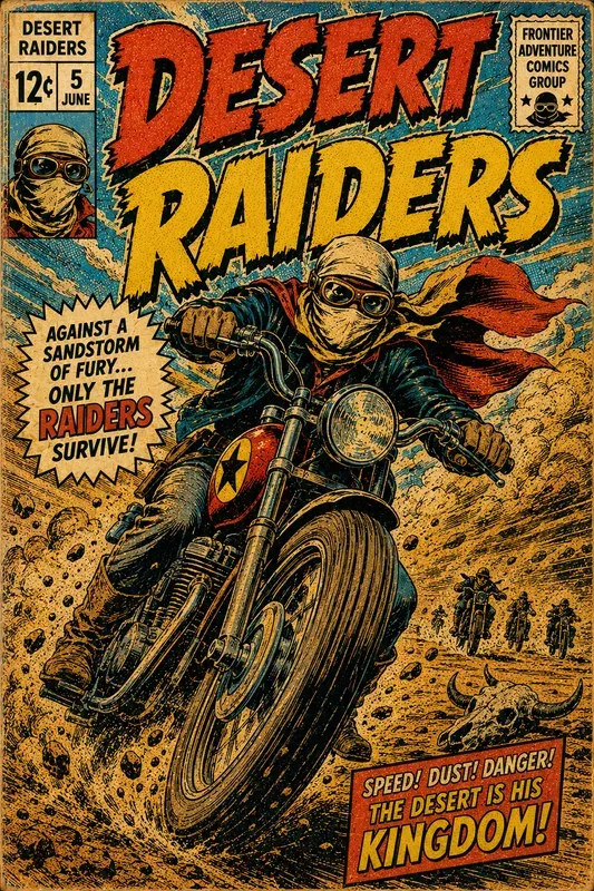 Retro Comic Book Cover Generator