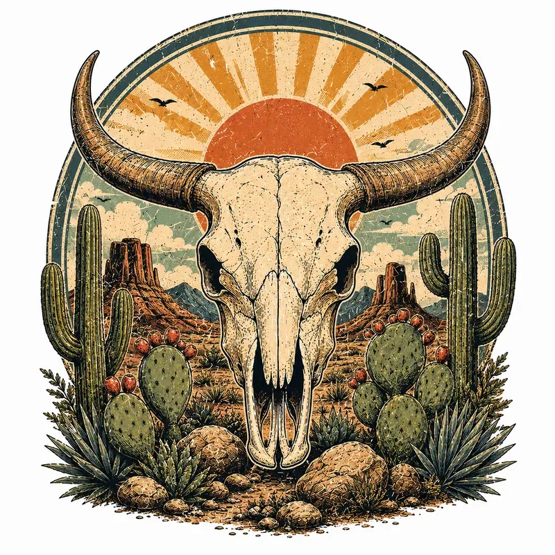 Vintage Graphic Tshirt Design Generator