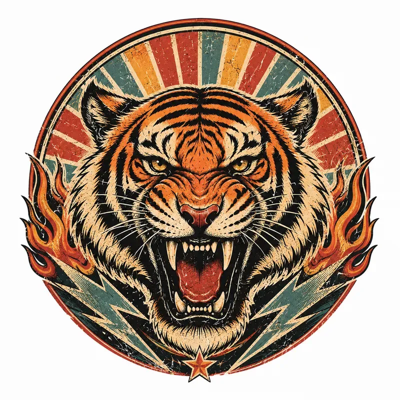 Vintage Graphic Tshirt Design Generator