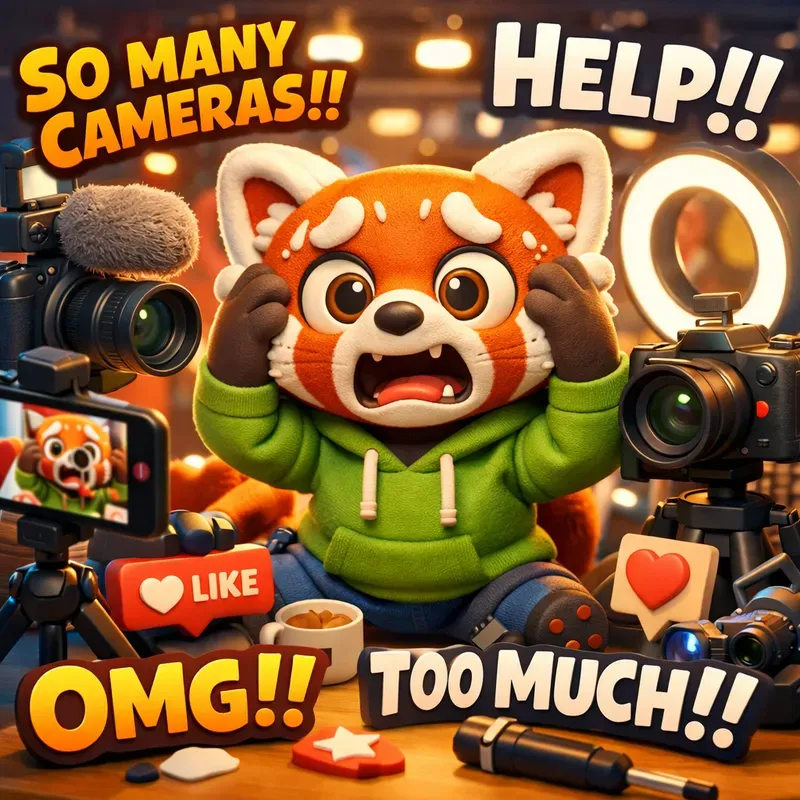 Chaotic Cute Animals In 3D Scenes