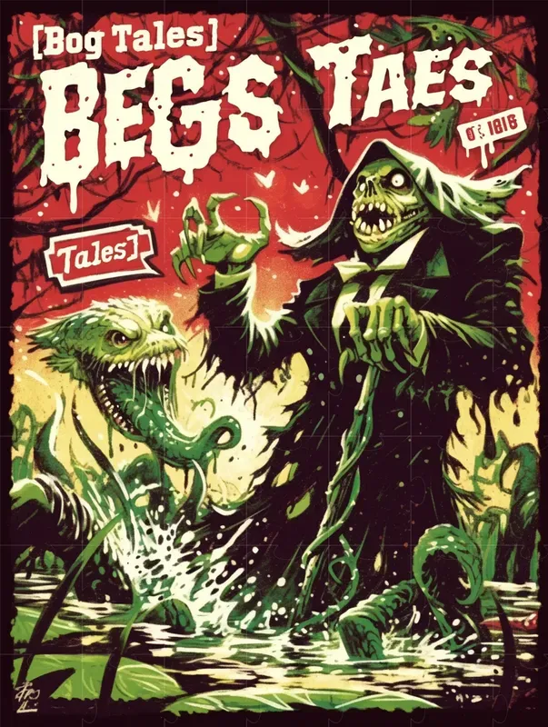 Retro Pulp Horror Poster Designs