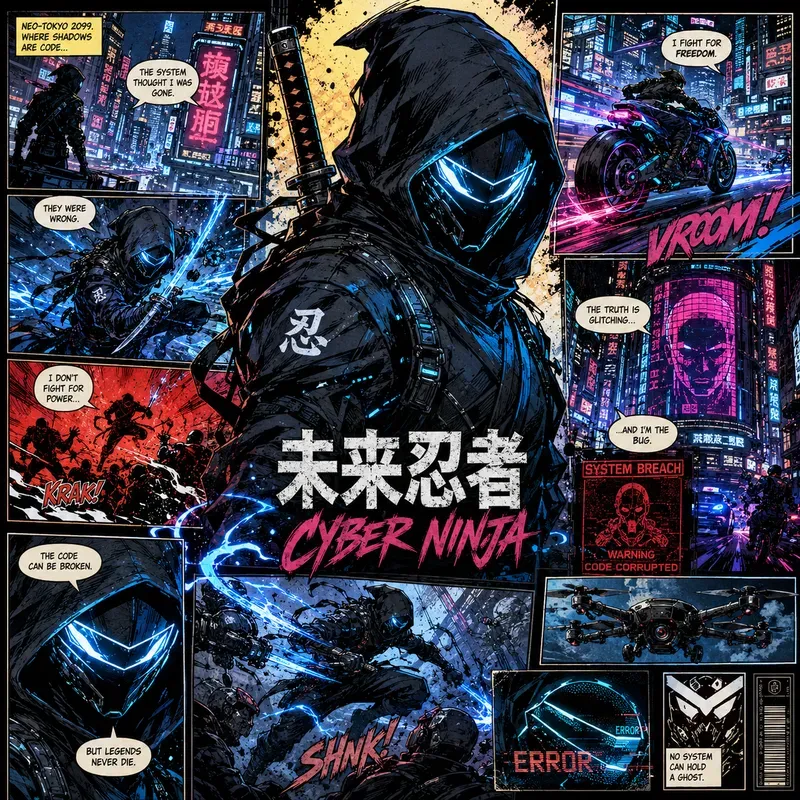 Epic Comic Collage Poster Generator