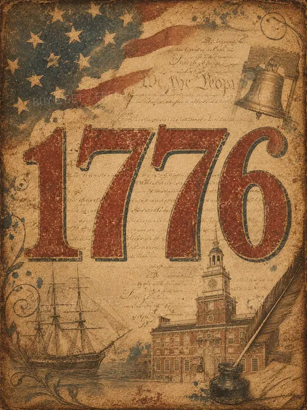 Vintage Americana Anniversary Papers