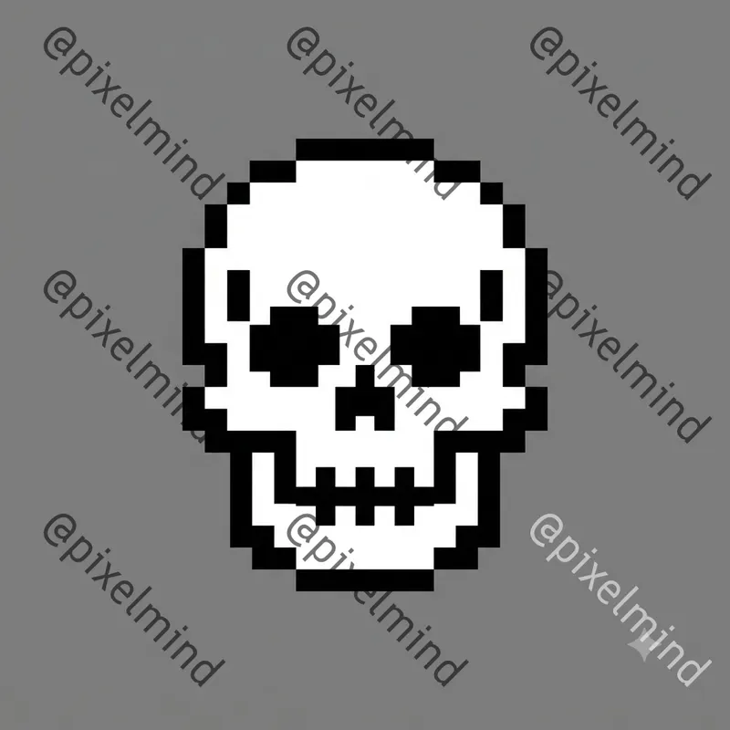 Retro 1bit Pixel Icon Generator