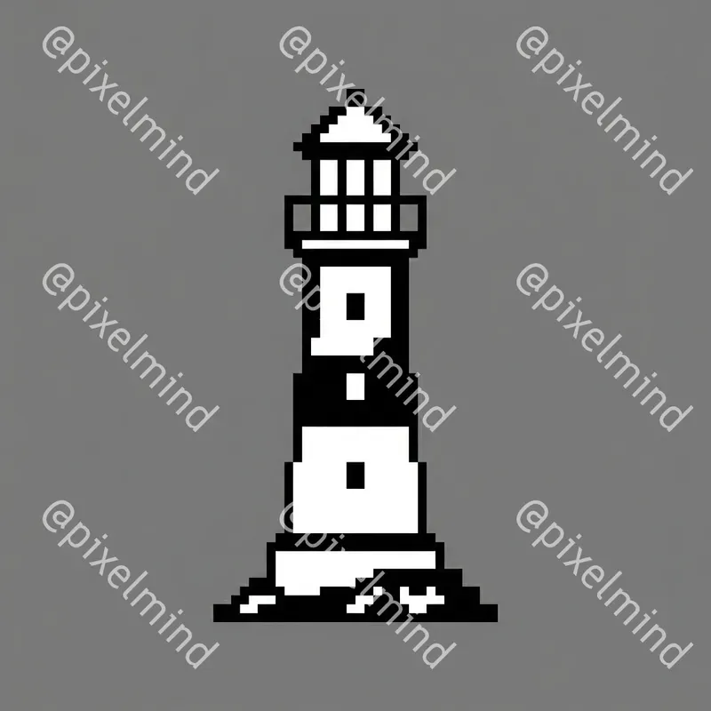 Retro 1bit Pixel Icon Generator