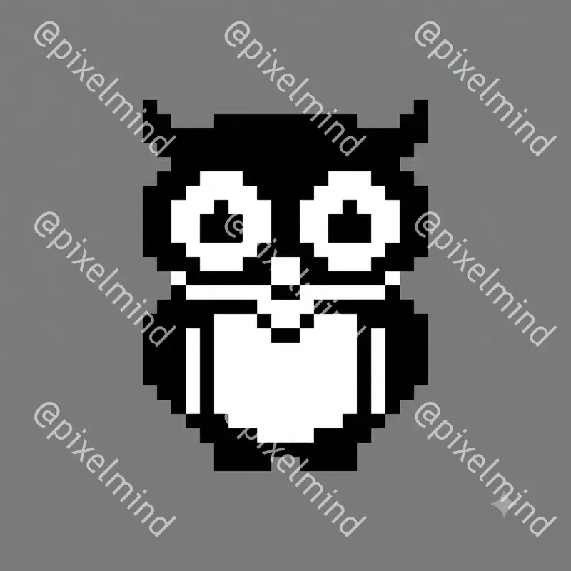 Retro 1bit Pixel Icon Generator