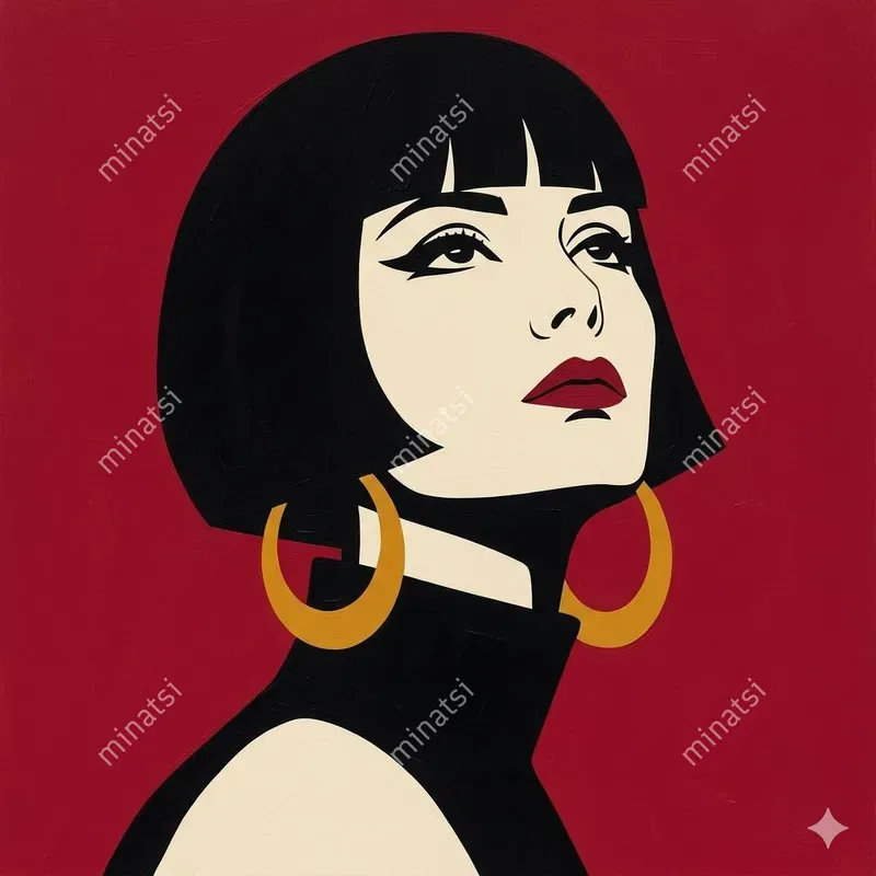 Modretro Graphic Pop Acrylic Portraits