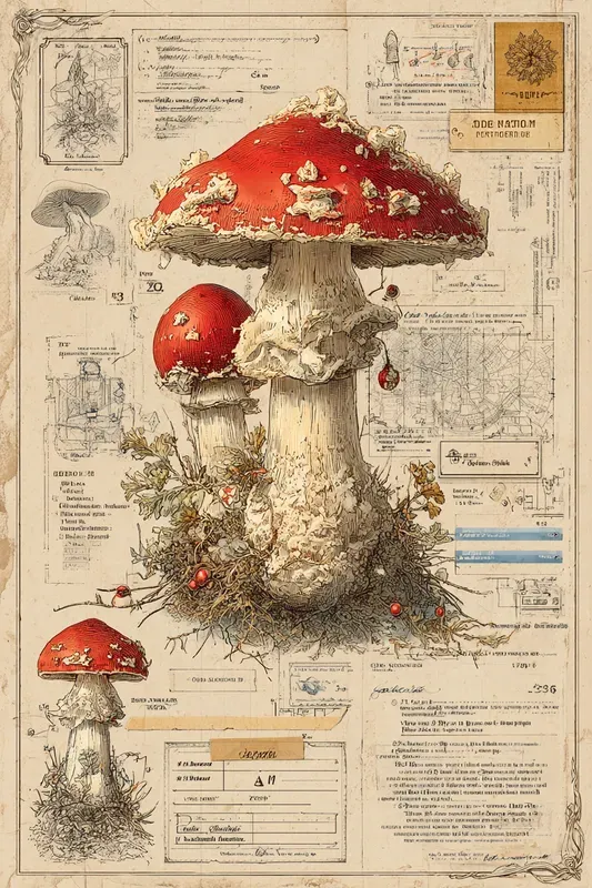 Vintage Field Guide Junk Journal Pages