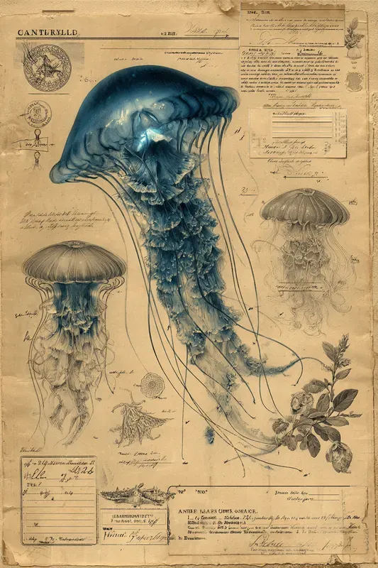 Vintage Field Guide Junk Journal Pages