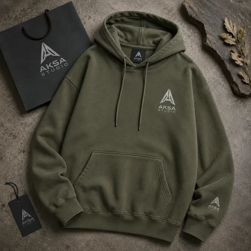 Minimal Plain Hoodie Mockups