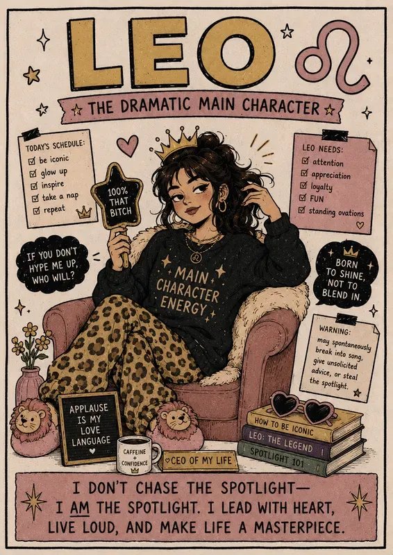Zodiac Sign Personality Poster Generator