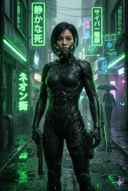Neon Cyberpunk Portrait Forges