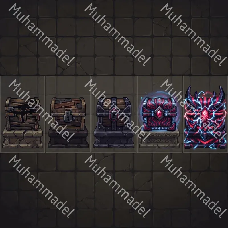 Pixel Art Item Evolution Generator