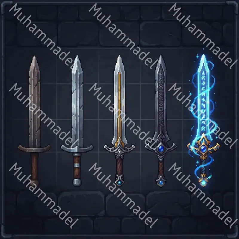 Pixel Art Item Evolution Generator