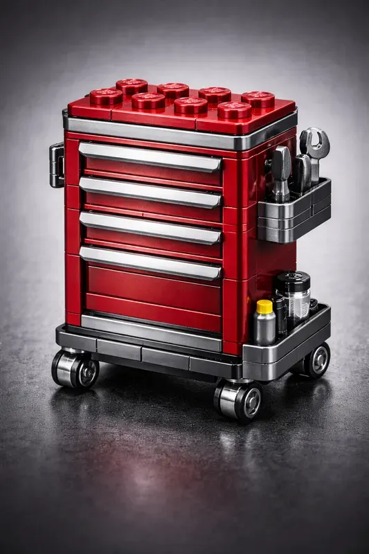Lego Metallic Workshop Gears