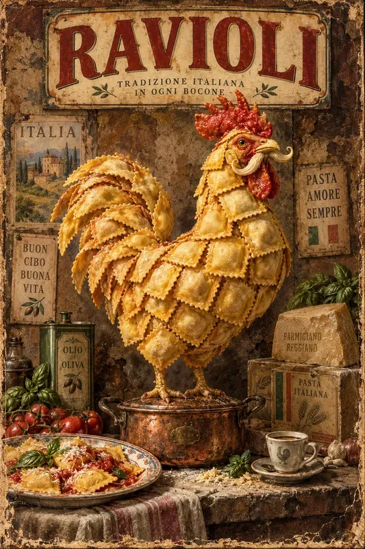 Surreal Italian Food Relics