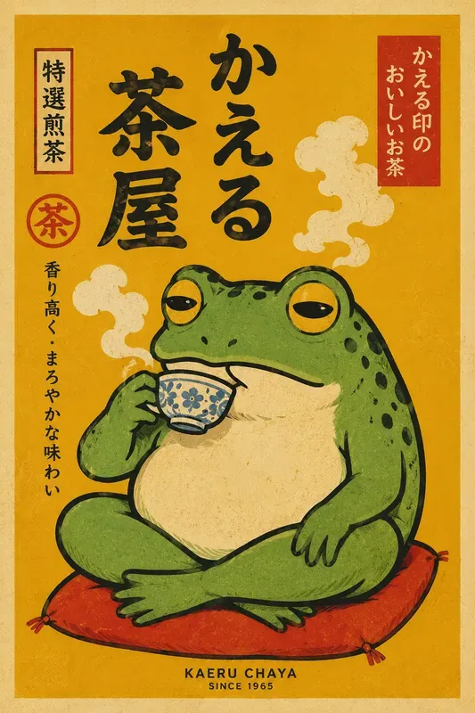 Vintage Japanese Matchbox Animal Posters