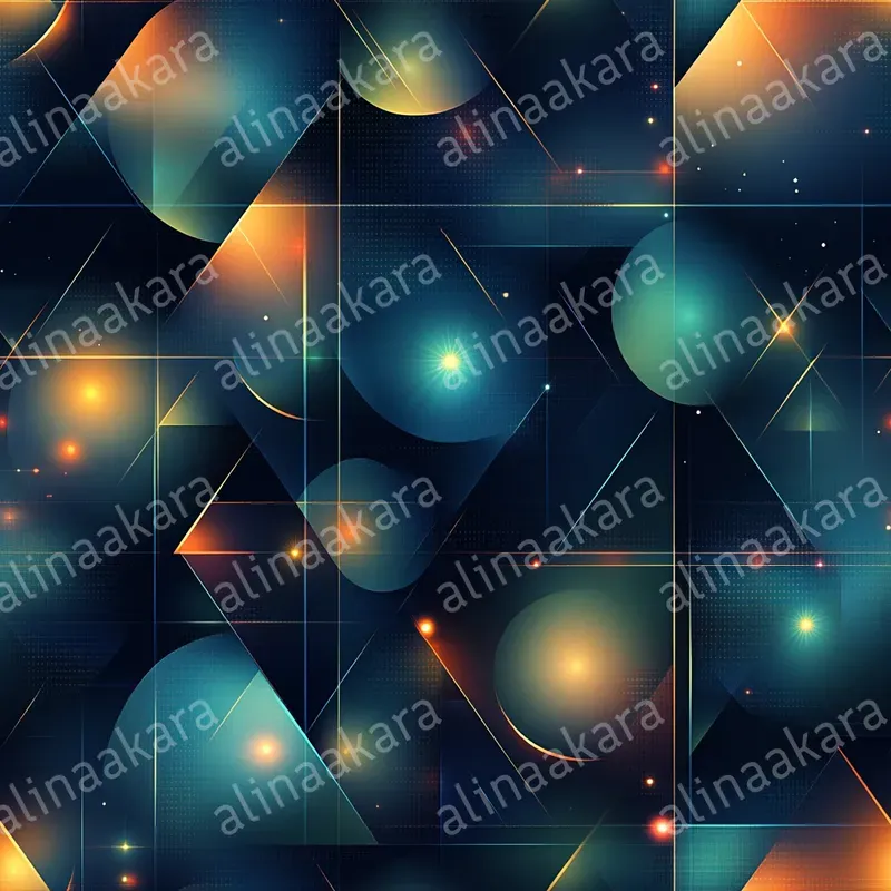 Neon Geometric Patterns