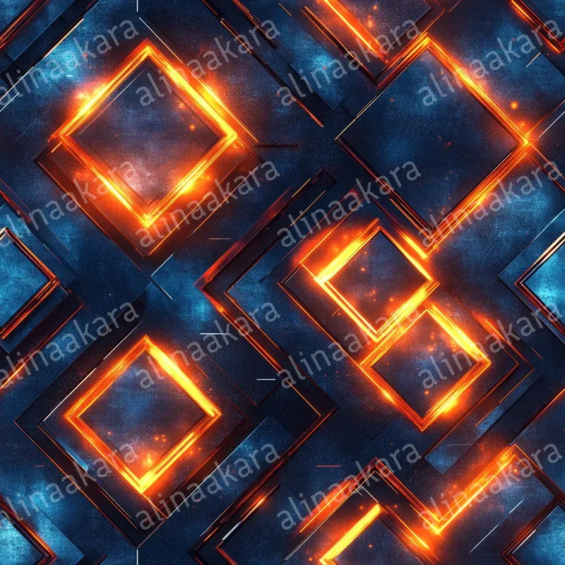 Neon Geometric Patterns