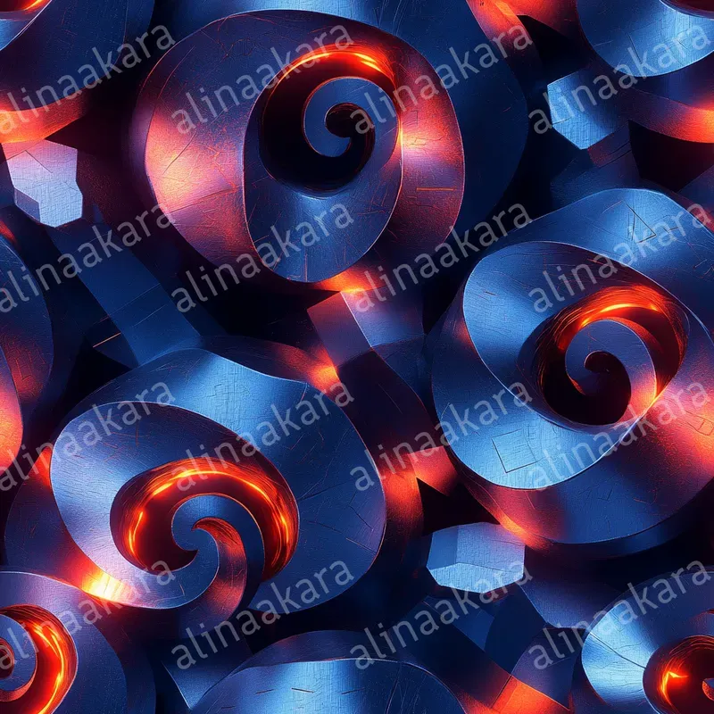 Neon Geometric Patterns