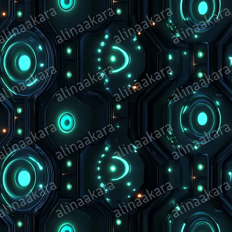 Neon Geometric Patterns