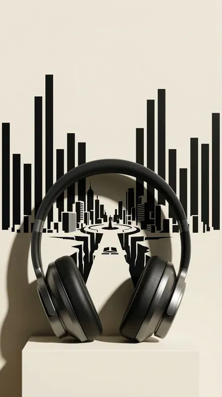 Urban Noir Stencil Architecture Ads