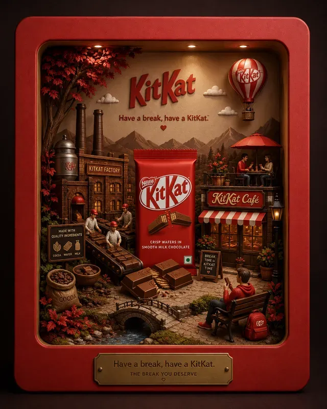 Miniature Diorama Product Advertisements