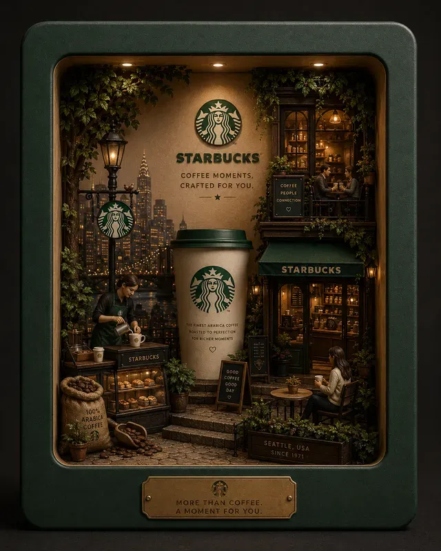 Miniature Diorama Product Advertisements
