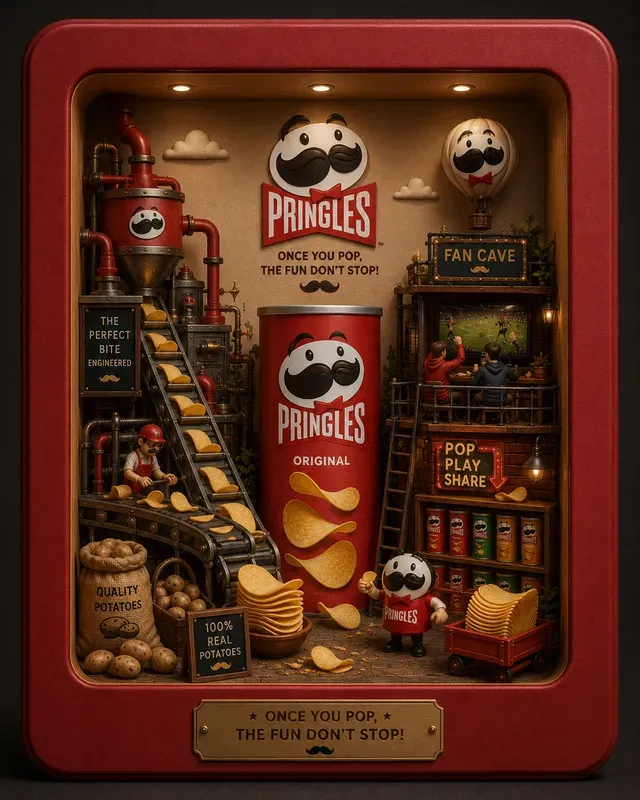 Miniature Diorama Product Advertisements
