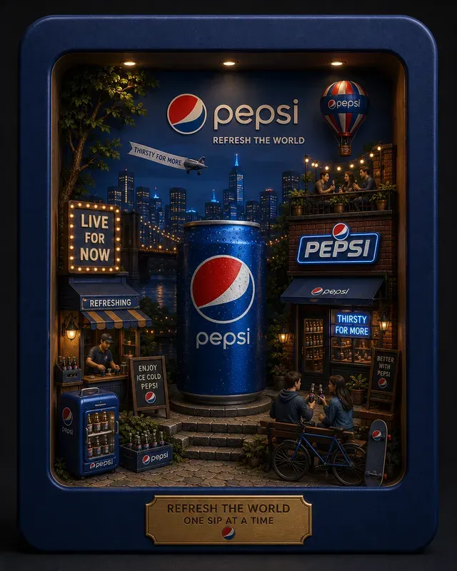 Miniature Diorama Product Advertisements