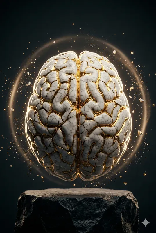 Kintsugi Mental Health Art Print Pods