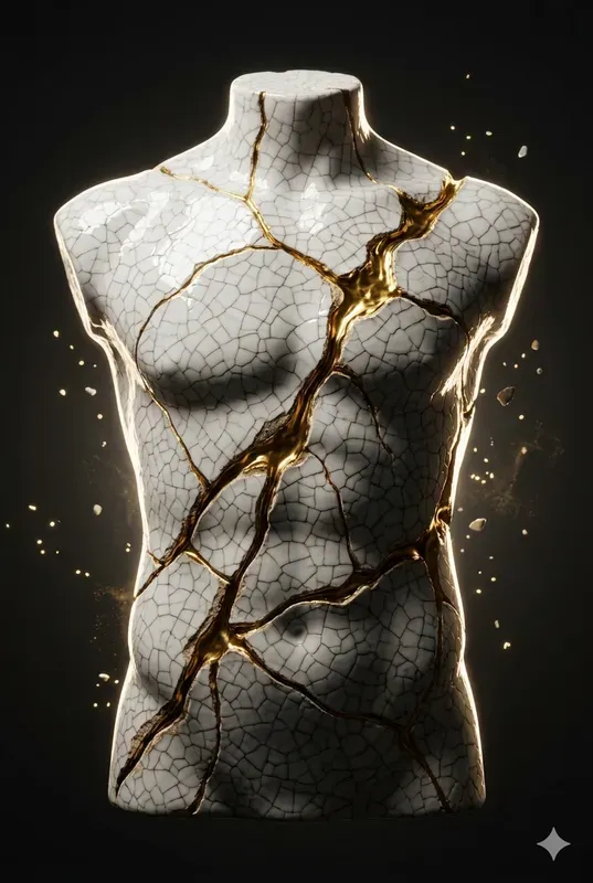 Kintsugi Mental Health Art Print Pods