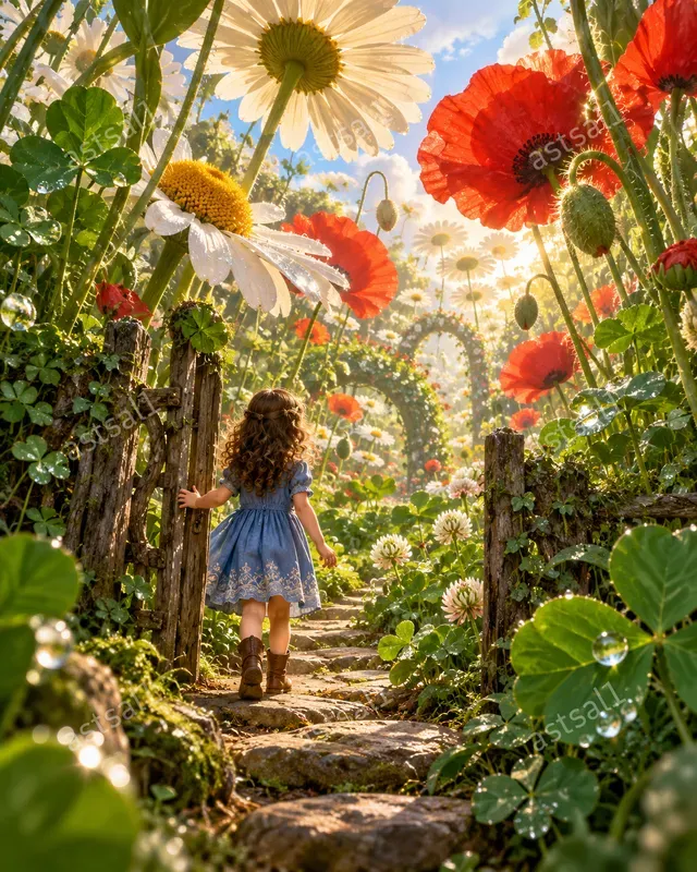 Magical Giant Garden Adventures