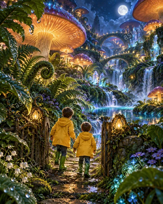 Magical Giant Garden Adventures