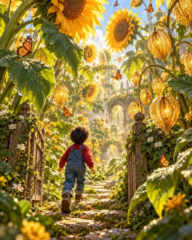 Magical Giant Garden Adventures