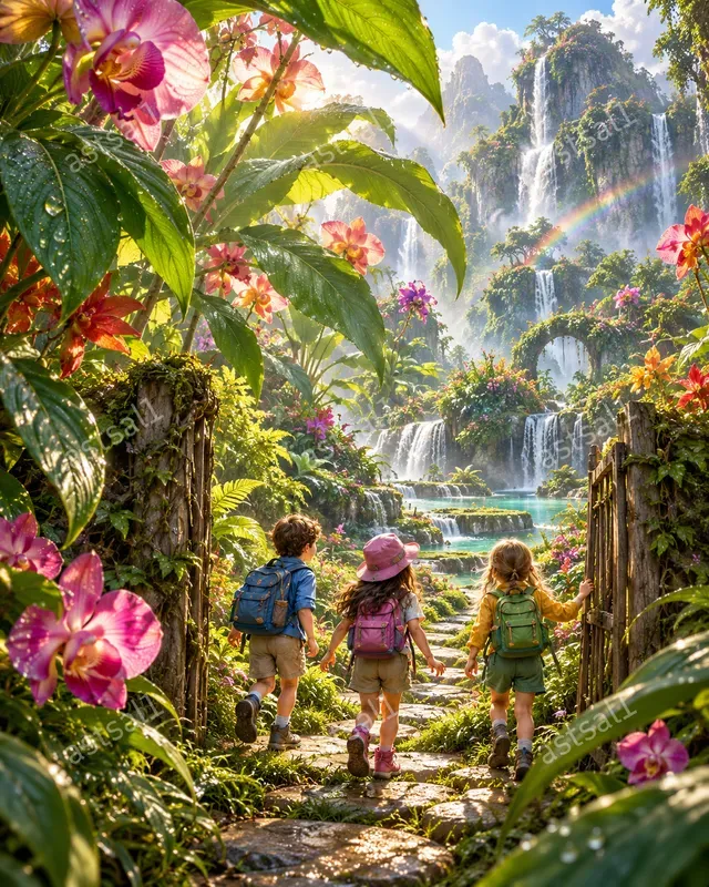 Magical Giant Garden Adventures