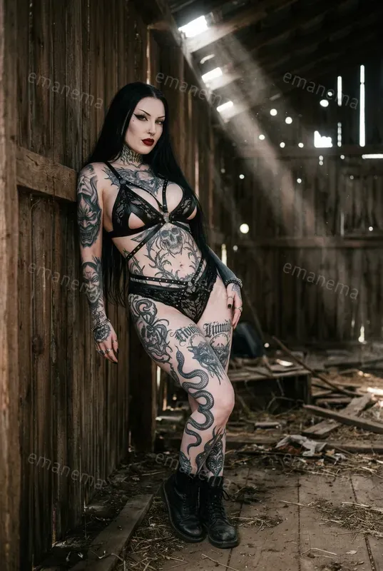 Dark Gothic Tattoo Girls