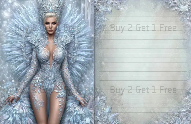 Ice Witch Queen Double Pages