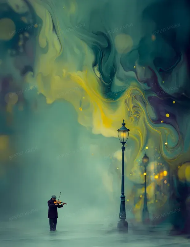 Street Music Moments Wall Decor