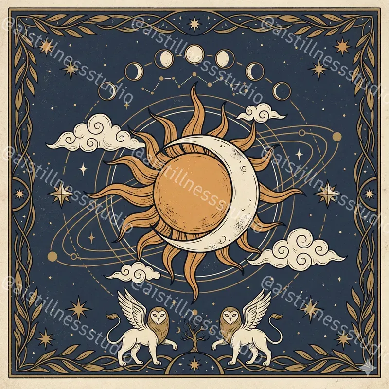 Celestial Tarot Art Generator