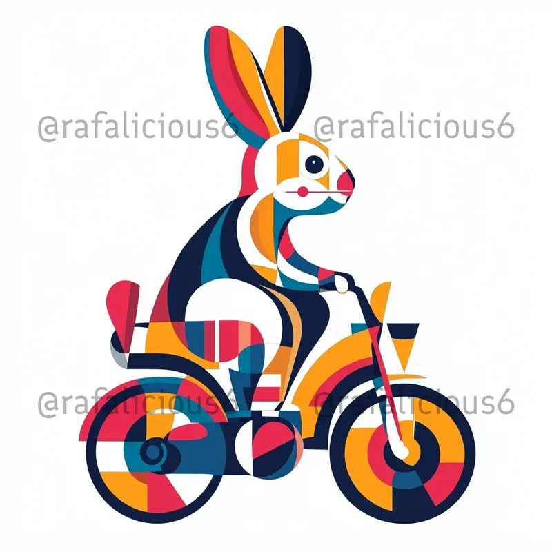Cubist Tshirt Prints Whimsic