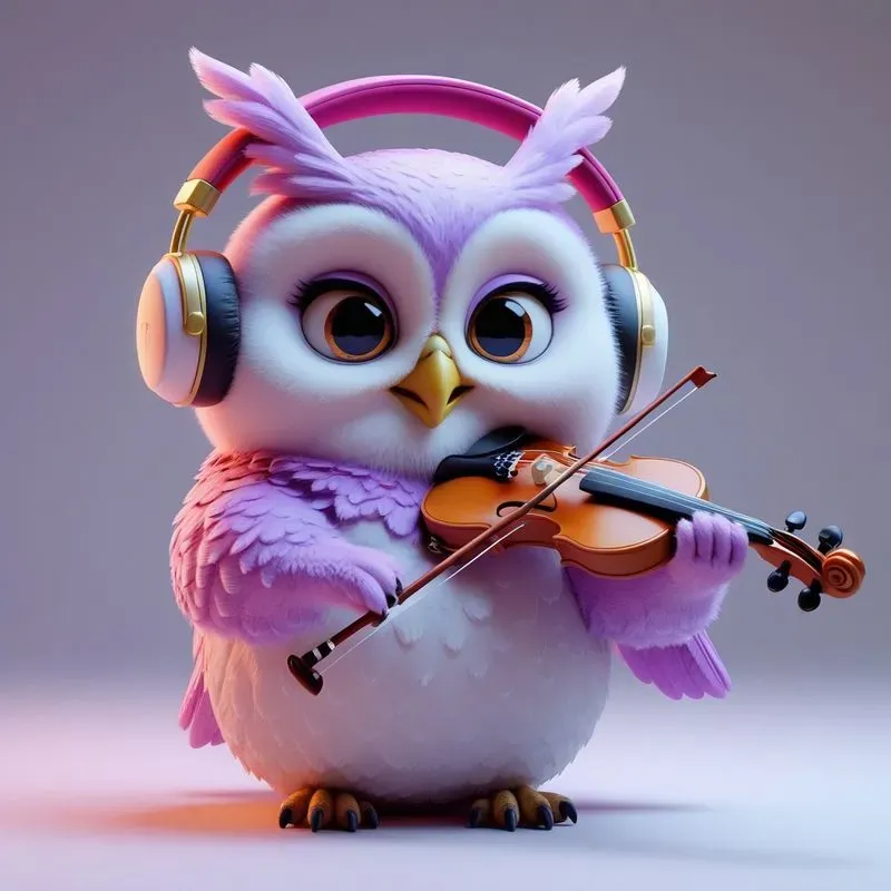 3D Cute Musical Animals Studio Editions
