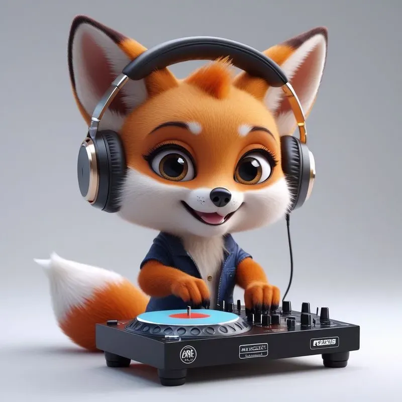 3D Cute Musical Animals Studio Editions