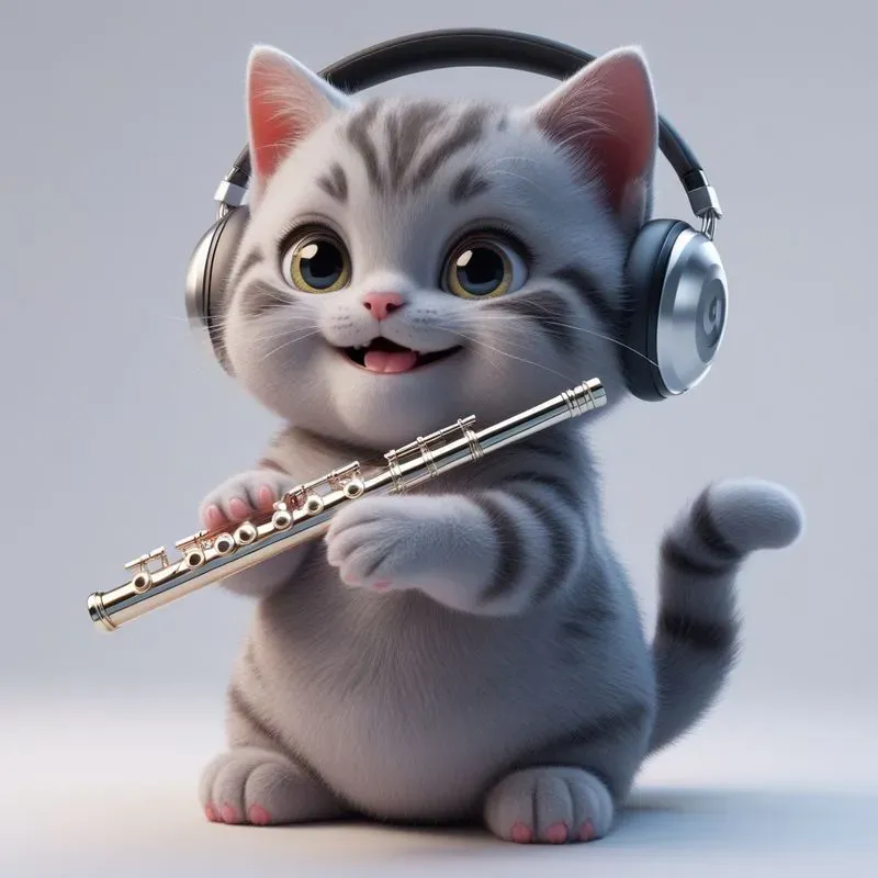 3D Cute Musical Animals Studio Editions