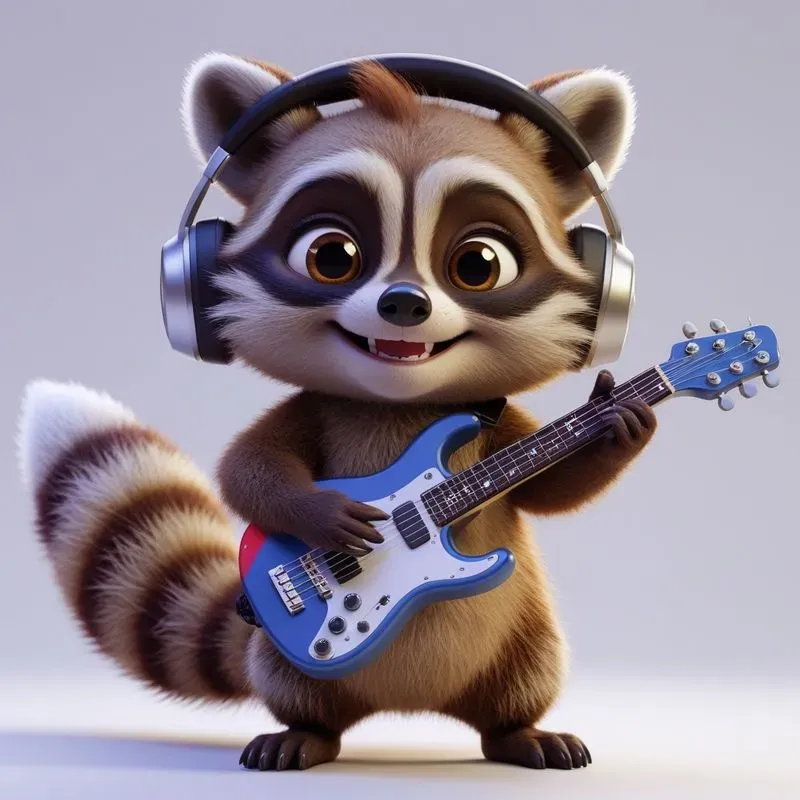 3D Cute Musical Animals Studio Editions