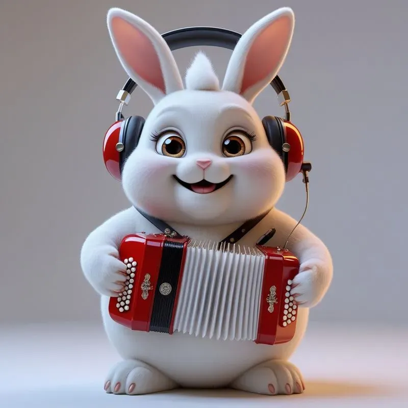 3D Cute Musical Animals Studio Editions