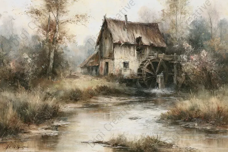 Masterful Countryside Oil Paintings