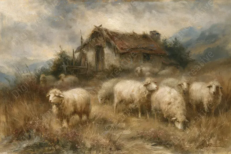 Masterful Countryside Oil Paintings